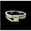 Image 1 : 18KT White Gold 1.45ctw Diamond Ring
