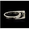 Image 3 : 18KT White Gold 1.45ctw Diamond Ring