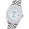 Image 1 : Rolex Stainless Steel 1.00ctw Diamond DateJust Men's Watch