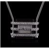 Image 2 : Van Cleef & Arpels 18KT White Gold Diamond Watch Chain Necklace