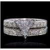 Image 1 : 18KT White Gold 1.80ctw Diamond Ring