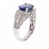 Image 3 : 14KT White Gold 2.84ct Tanzanite and Diamond Ring