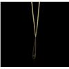 Image 2 : 0.34ctw Diamond Necklace - 14KT Yellow Gold
