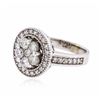 Image 2 : 14KT White Gold 1.75ctw Diamond Ring