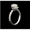 Image 3 : 1.32ctw Diamond Ring - 18KT White Gold