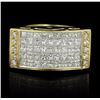 Image 1 : 18KT Yellow Gold 2.48ctw Diamond Ring