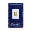 Image 1 : 1 Gram Gold Bar - Pamp Suisse Lady Fortuna 999.9 Fine Gold