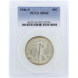 1946-S PCGS MS65 Liberty Walking Half Dollar