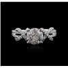 Image 1 : 14KT White Gold 1.86ctw Diamond Ring