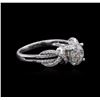 Image 2 : 14KT White Gold 1.86ctw Diamond Ring