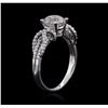 Image 3 : 14KT White Gold 1.86ctw Diamond Ring