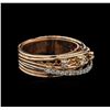 Image 2 : 0.27ctw Diamond Ring - 14KT Rose and White Gold