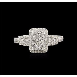 1.00ctw Diamond Ring - 14KT White Gold