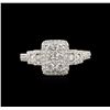 Image 1 : 1.00ctw Diamond Ring - 14KT White Gold