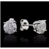 Image 2 : 14KT White Gold 3.00ctw Diamond Stud Earrings