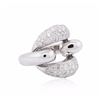 Image 2 : 14KT White Gold 2.22ctw Diamond Ring