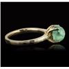 Image 3 : 14KT Yellow Gold 2.36ct Emerald Ring