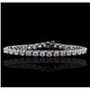 Image 1 : 14KT White Gold 5.33ctw Diamond Bracelet