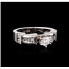 Image 2 : 18KT White Gold 0.95ctw Diamond Ring