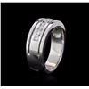 Image 3 : 14KT White Gold 0.34ctw Diamond Ring