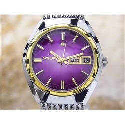 Enicar Enicar Date Stainless Steel Automatic Watch
