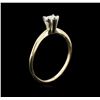Image 3 : 0.27ctw Diamond Solitaire Ring - 14KT Yellow Gold