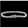 Image 2 : 14KT White Gold 6.25ctw Diamond Tennis Bracelet