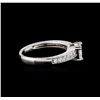 Image 4 : 14KT White Gold .74ct Diamond Ring