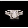 Image 1 : 14KT White Gold 1.07ctw Diamond Ring