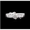 Image 1 : 1.54ctw Diamond Ring - 18KT White Gold