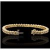 Image 3 : 14KT Yellow Gold 6.90ctw Diamond Bracelet