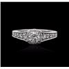 Image 1 : 14KT White Gold 1.22ctw Diamond Ring