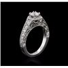 Image 3 : 14KT White Gold 1.22ctw Diamond Ring