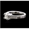 Image 2 : 14KT White Gold 0.49ctw Diamond Ring