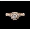 Image 1 : 0.95ctw Diamond Ring - 14KT Rose Gold