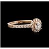 Image 2 : 0.95ctw Diamond Ring - 14KT Rose Gold