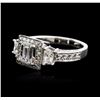 Image 2 : 14KT White Gold 2.09ctw Diamond Ring