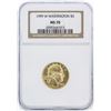 Image 1 : 1999-W NGC Graded MS70 Washington $5 Commemorative Gold Coin
