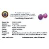 Image 2 : 8.35ctw Oval Mixed Ruby Parcel
