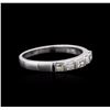 Image 2 : 18KT White Gold 0.40ctw Diamond Ring