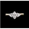 Image 1 : 0.98ctw Diamond Ring - 14KT Yellow and White Gold