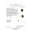 Image 4 : 18.28ct Emerald and Diamond Ring - 14KT Yellow Gold