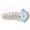 Image 3 : Rolex Stainless Steel Diamond and Sapphire DateJust Ladies Watch