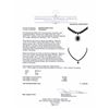 Image 3 : 63.79ctw Blue Sapphire and Diamond Necklace - 14KT White Gold