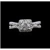 Image 1 : 1.21ctw Diamond Ring - 14KT White Gold
