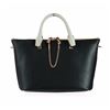 Image 1 : Chloe Baylee Black and Gray Shoulder/Tote Bag