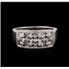 Image 1 : 14KT White Gold 0.85ctw Diamond Ring
