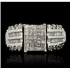 Image 1 : 14KT White Gold 1.05ctw Diamond Ring