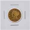 Image 1 : 1880 $5 AU Liberty Head Half Eagle Gold Coin