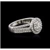 Image 2 : 14KT White Gold 1.35ctw Diamond Ring